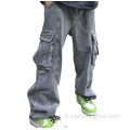 Pantaloni da lavoro cargo da uomo jeans